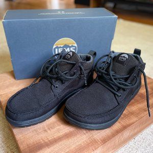 Lems Boulder Boot Mid Vegan (Unisex) - Jet Black, Men's 8, Women's 9.5